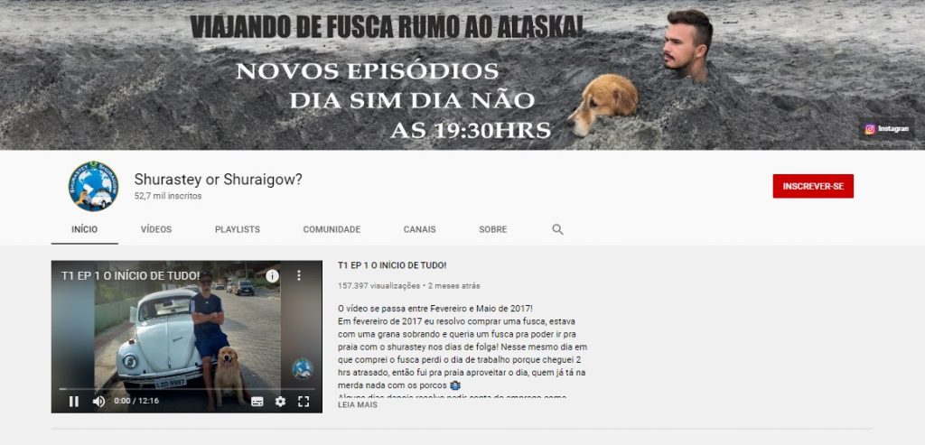24 Youtubers de viagem para seguir em 2020 - Shurastey or Shuraigow